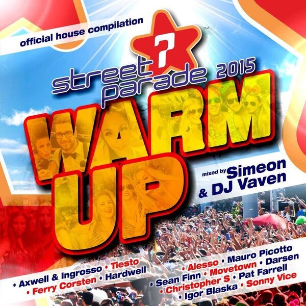 Street Parade 2015 Warm Up compilation cover - features Darsen's Komodo remix